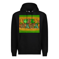 Black st patricks day lucky mama Premium Hoodie - Artiststas