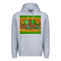 Heather Grey st patricks day lucky mama Premium Hoodie - Artiststas