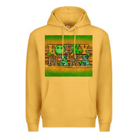 Mustard st patricks day lucky mama Premium Hoodie - Artiststas