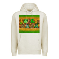 Oatmeal Heather st patricks day lucky mama Premium Hoodie - Artiststas