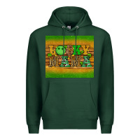 Sports Green st patricks day lucky mama Premium Hoodie - Artiststas