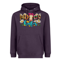 Plum moody heifer Heavyweight Hoodie - Zillion Design Studio