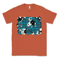 Copper winter plaid cowhide pattern background Classic Tee - RanaPortraitStore