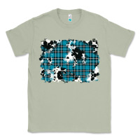 Matcha winter plaid cowhide pattern background Classic Tee - RanaPortraitStore