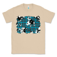 Mushroom winter plaid cowhide pattern background Classic Tee - RanaPortraitStore