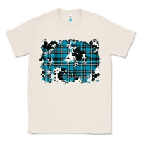 Natural winter plaid cowhide pattern background Classic Tee - RanaPortraitStore