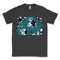 Smoke winter plaid cowhide pattern background Classic Tee - RanaPortraitStore