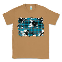 Toasted Coconut winter plaid cowhide pattern background Classic Tee - RanaPortraitStore