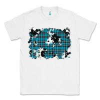 White winter plaid cowhide pattern background Classic Tee - RanaPortraitStore