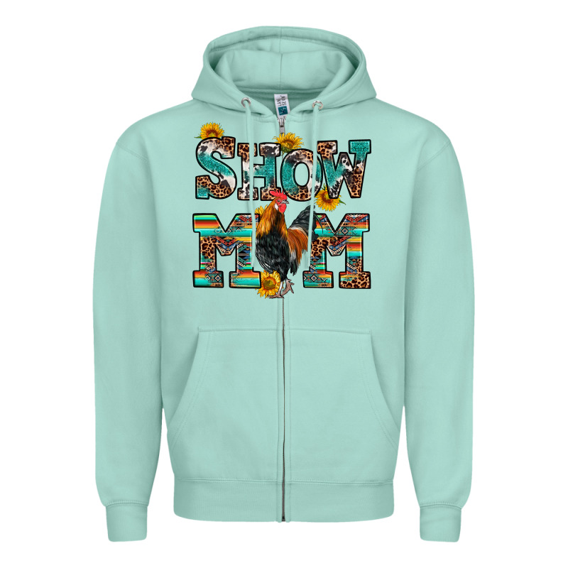 Show Mom Rooster Zipper Hoodie by RanaPortraitStore | Teevron