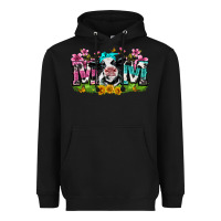 Black mom with cow Heavyweight Hoodie - Zillion Design Studio