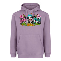 Lavender mom with cow Heavyweight Hoodie - Zillion Design Studio