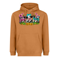 Mom With Cow Heavyweight Hoodie | Teevron