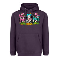 Plum mom with cow Heavyweight Hoodie - Zillion Design Studio