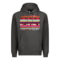 Charcoal Heather aztec western leopard cowhide background Premium Hoodie - AdoDesignShop