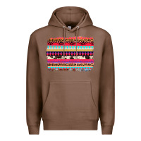Chestnut aztec western leopard cowhide background Premium Hoodie - AdoDesignShop