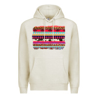 Oatmeal Heather aztec western leopard cowhide background Premium Hoodie - AdoDesignShop