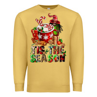 Antique Gold tis the season Premium Sweatshirt - FaDigitalArtStudio