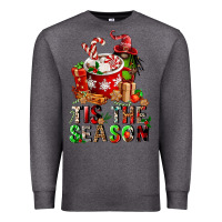 Charcoal Heather tis the season Premium Sweatshirt - FaDigitalArtStudio