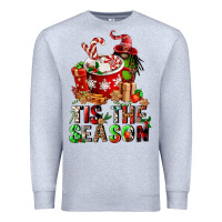 Heather Grey tis the season Premium Sweatshirt - FaDigitalArtStudio
