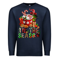 Navy tis the season Premium Sweatshirt - FaDigitalArtStudio