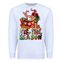 White tis the season Premium Sweatshirt - FaDigitalArtStudio