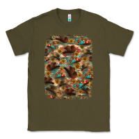 Army Green western  background Classic Tee - RanaPortraitStore