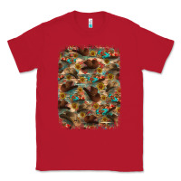 Red western  background Classic Tee - RanaPortraitStore