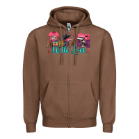 Chestnut handmade with love Zipper Hoodie - RanaPortraitStore
