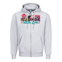 Heather Grey handmade with love Zipper Hoodie - RanaPortraitStore