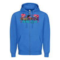 True Royal handmade with love Zipper Hoodie - RanaPortraitStore