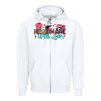 Handmade With Love Zipper Hoodie | Teevron