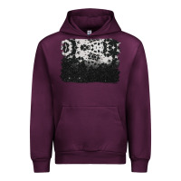 Mauve Wine cowhide background Urban Hoodie - BarkalooDesign
