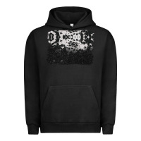 Pigment Black cowhide background Urban Hoodie - BarkalooDesign