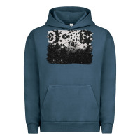 Pigment Midnight Navy cowhide background Urban Hoodie - BarkalooDesign