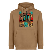 Toasted Coconut i'm the cool mom Heavyweight Hoodie - Zillion Design Studio