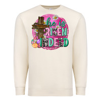 Sandshell he is risen indeed easter Premium Sweatshirt - Neo Western