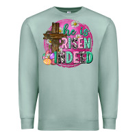 Seafoam he is risen indeed easter Premium Sweatshirt - Neo Western