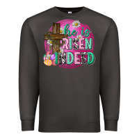 Smoke he is risen indeed easter Premium Sweatshirt - Neo Western