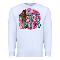 White he is risen indeed easter Premium Sweatshirt - Neo Western