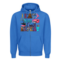True Royal eat sleep craft repeat Zipper Hoodie - RanaPortraitStore
