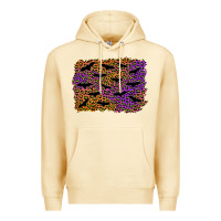 Pina Colada halloween leopard bat background Premium Hoodie - AdoDesignShop