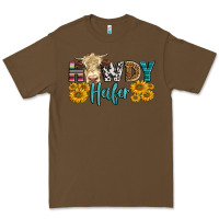 Cacao Western Howdy Heifer With Simmental Cow Premium Tee - LillyAllenDesigns