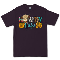 Plum Western Howdy Heifer With Simmental Cow Premium Tee - LillyAllenDesigns