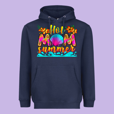 Hot Mom Summer Heavyweight Hoodie Designed By Zillion Design Studio