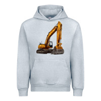 Heather Grey excavator Urban Hoodie - LillyAllenDesigns