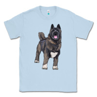 Dusty Blue American akita Classic Tee - RanaPortraitStore