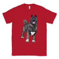 Red American akita Classic Tee - RanaPortraitStore