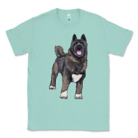 Seafoam American akita Classic Tee - RanaPortraitStore