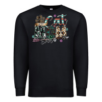 Black best cat mom ever Premium Sweatshirt - SublimationCraftShop